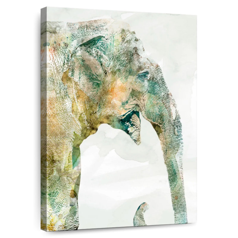 African Colours Elephant, 24" H x 16" W