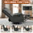 Recliner Chair, 360° Swivel Rocking Recliner for Living Room,Rocker Recliner Chair With Side Pockets-485641841