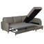 Alvaretta Leather Corner Sofa with Sleeping Function and Underseat Storage -506634044-506634045