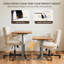 Office Chair Criss Cross Chair with Flip-Up Arms, Comfy Computer Chair with Side Pockets -1549760860