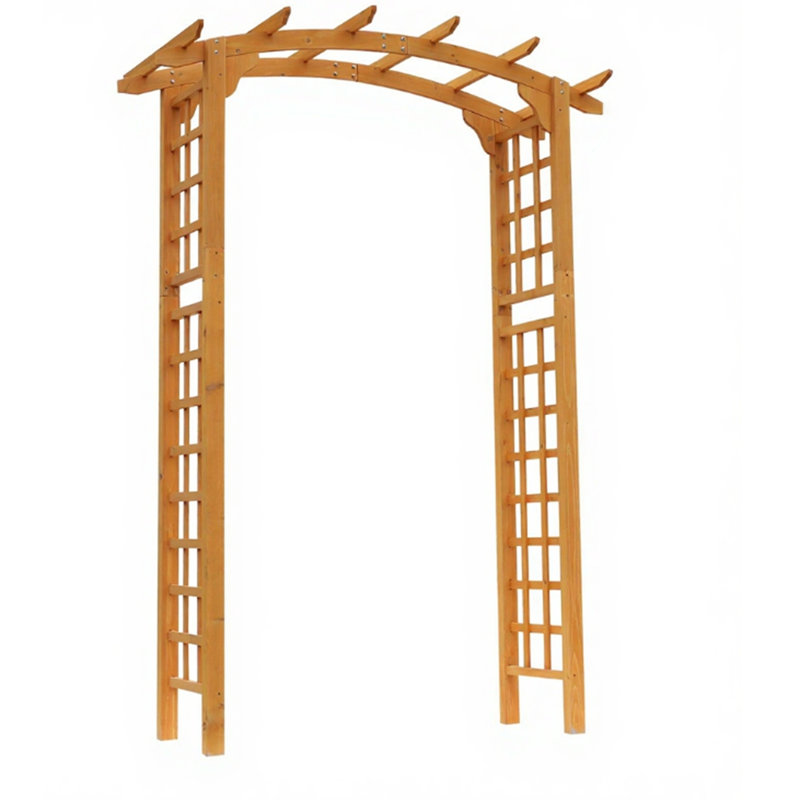 Treillis en bois de style pergola