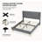 Eriksay Low Profile Upholstered Platform Bed with Wingback Headboard-1683457366-1683457355