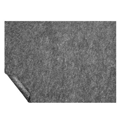 Rug Pad Without Slip Resistance, 8' x 10', 1/2"Thick, 100% Pure Polyester Felt, 7-8㎡ Premium Comfort Underfoot Carpet Padding Rug Cushion for All Floors, Protective Cushioning Carpet Pad, Gray