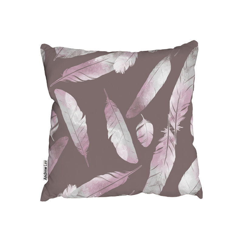 Indoor / Outdoor Floral Square Cushion, 45cm H x 45cm W