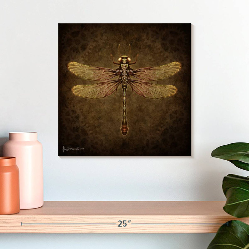 Brampt Steampunk Dragonfly, 16" H x 16" W