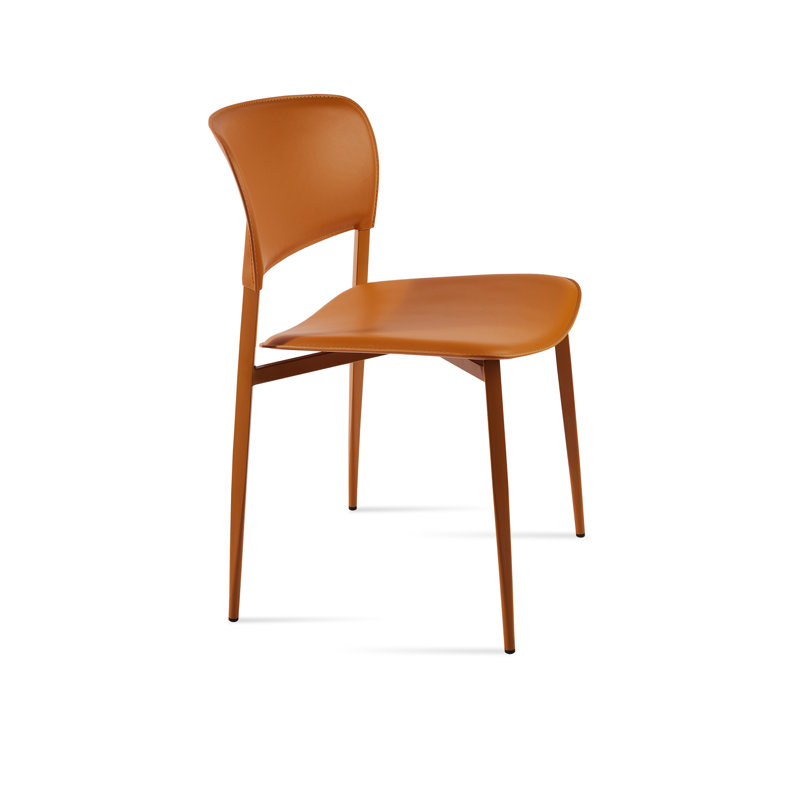 Chaise de salle à manger Lotus, Orange, Orange