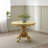 Oval Extendable Solid Wood Dining Table-180606685