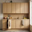 Armoire de base moderne en chêne blanc de 30 po, conception à cadre étroit, quincaillerie à fermeture en douceur de qualité supérieure, pour des aménagements de cuisine personnalisés