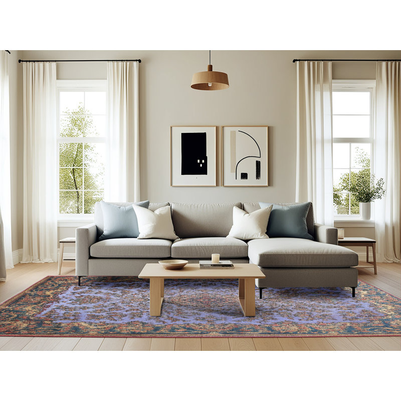 Gibbons Oriental Indoor Rug, Rectangle 6' x 9'