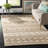 Winchester Geometric Hand-Woven Flatweave Wool/Cotton Beige/Ivory Area Rug-1058414042