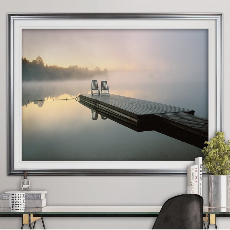 " Algonquin Provincial Park ", Silver, 30" H x 40" W x 1.5" D