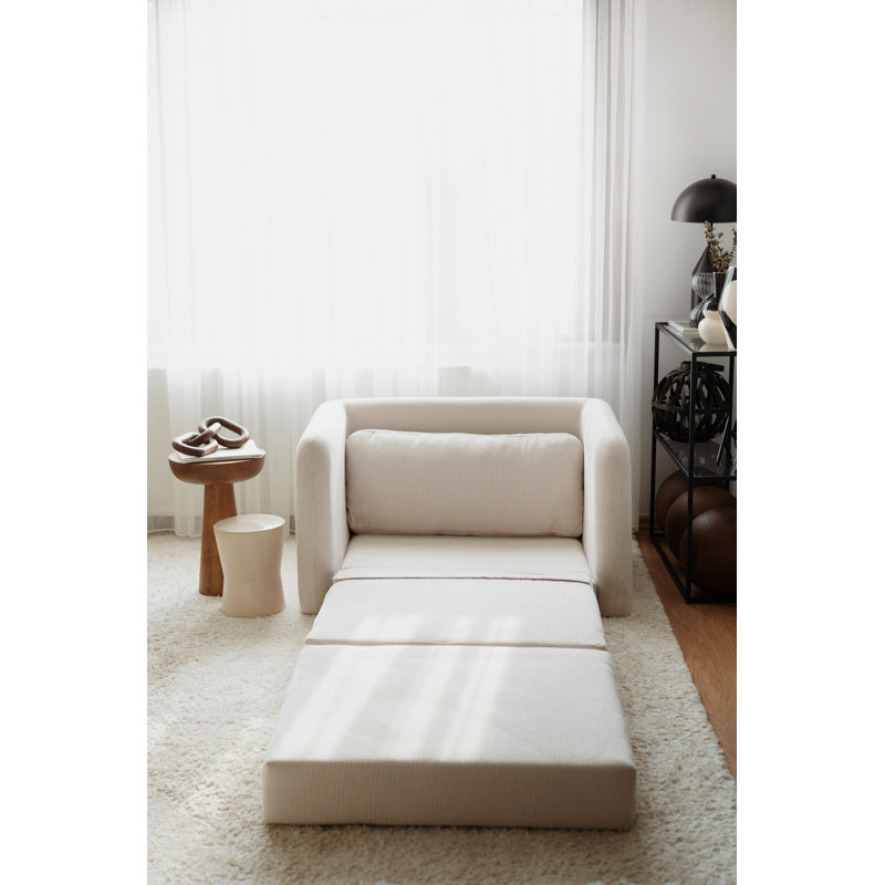 1-Seat Sofa-Bed, Blanc