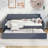 Versatile Upholstered Daybed with Pull - out Trundle and USB Charging, Ideal for Extra Sleeping and Relaxing at Home-435083303