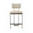 Landon Upholstered Counter Stool with Metal Frame-70045997-70045995-72071293