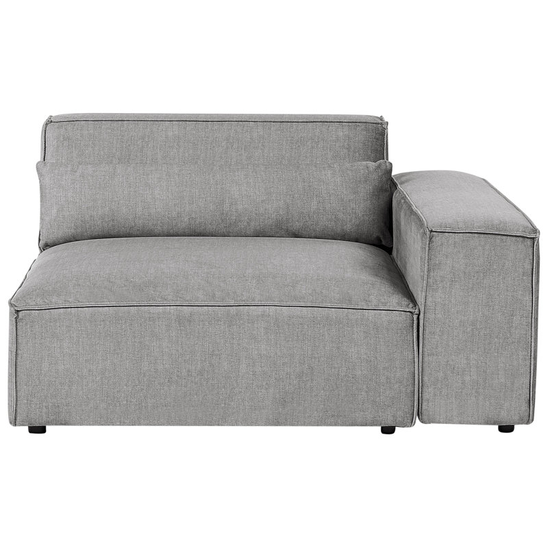 Netanya 2 Seater Sofa, Grey Polyester