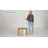 Corron Drum Coffee Table Modern Hammered Metal Coffee Table | Iron Frame| No Assembly Required-1091492601-1148353517