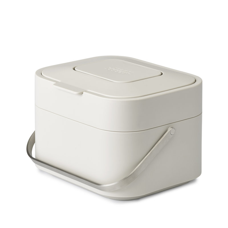 Joseph Bac à compost pour déchets alimentaires avec filtre à odeurs (capacité de 1 gallon), Pierre