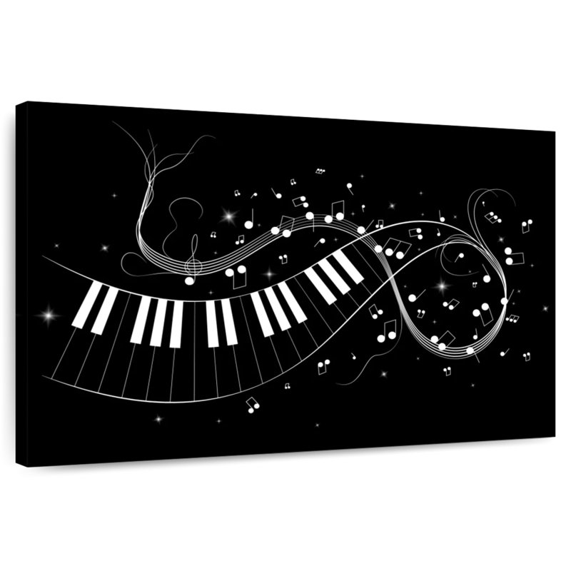 Abarca Piano Key Notes, H 34 po x l 51 po