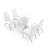 Coetta 6 - Person Pedestal Dining Set-23150323