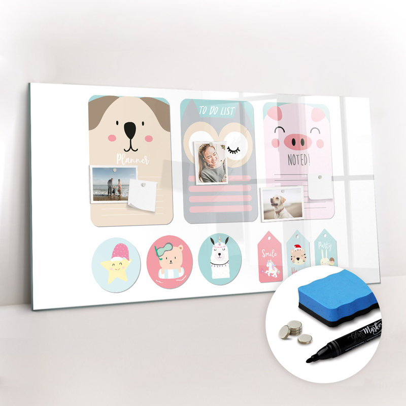 Magnetic Glass Dry Erase Board