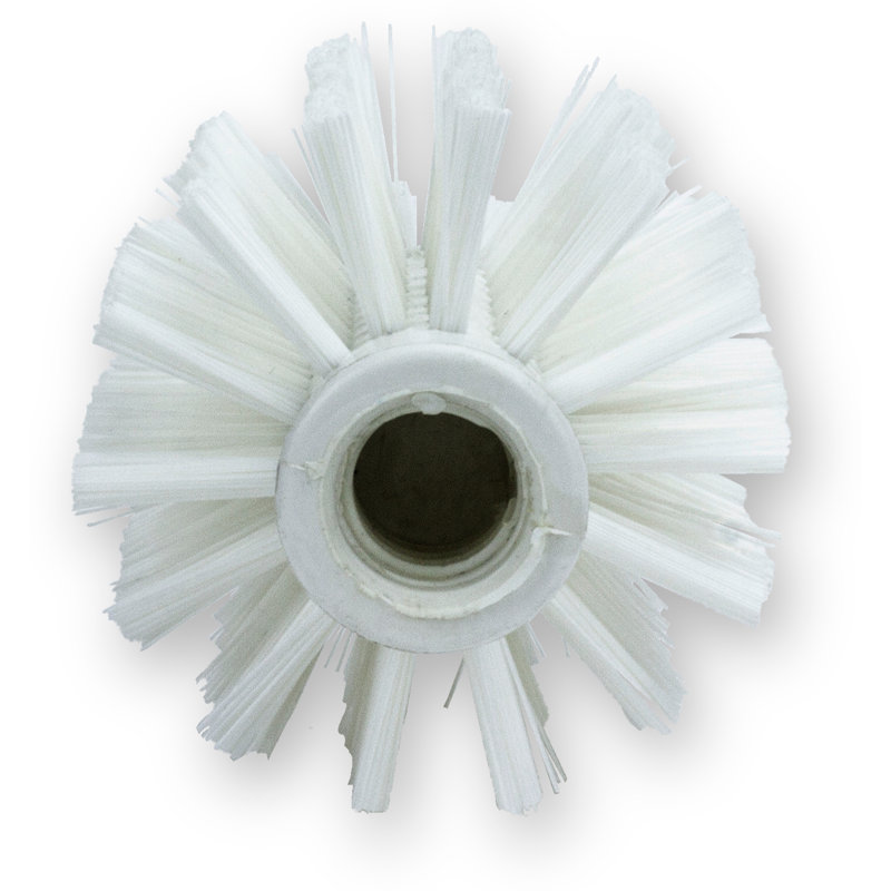 Brosses de nettoyage de valve, H 5,90 po x L 5,90 po x l 3 po, Blanc