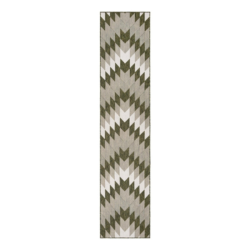 Blox Hower Indoor/Outdoor Area Rug, Runner 2'7" x 12'