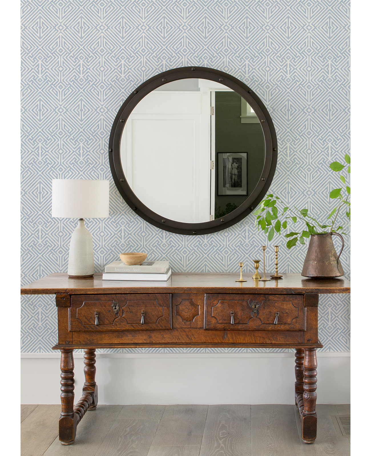 Shauni Wallpaper Double Roll, Blue