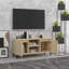 Steyning Unfinished TV Stand with Fireplace Included-1968540491