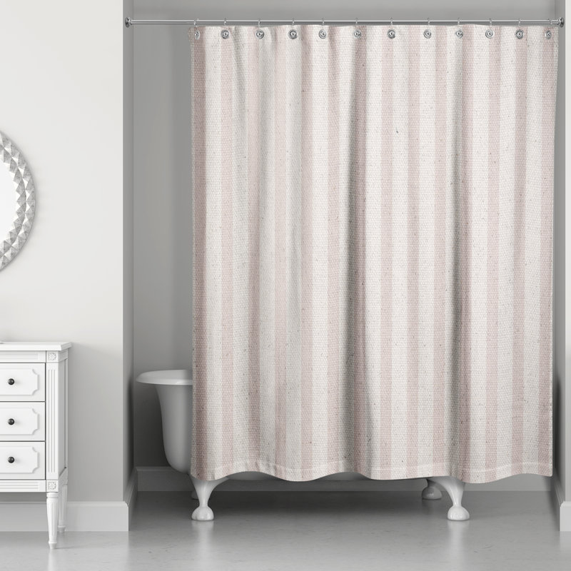 Evelia Striped Shower Curtain