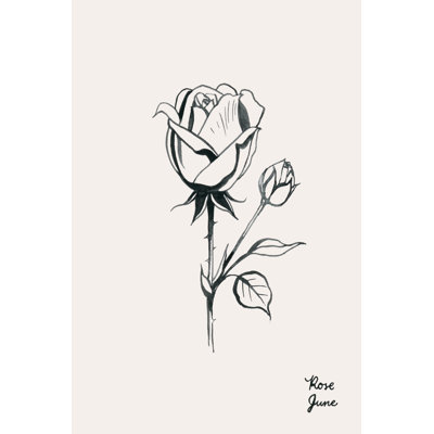 Annual Flowers VI by Grace Popp - Drawing