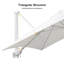 274cm X 335cm Rectangular Cantilever Parasol-1693001670