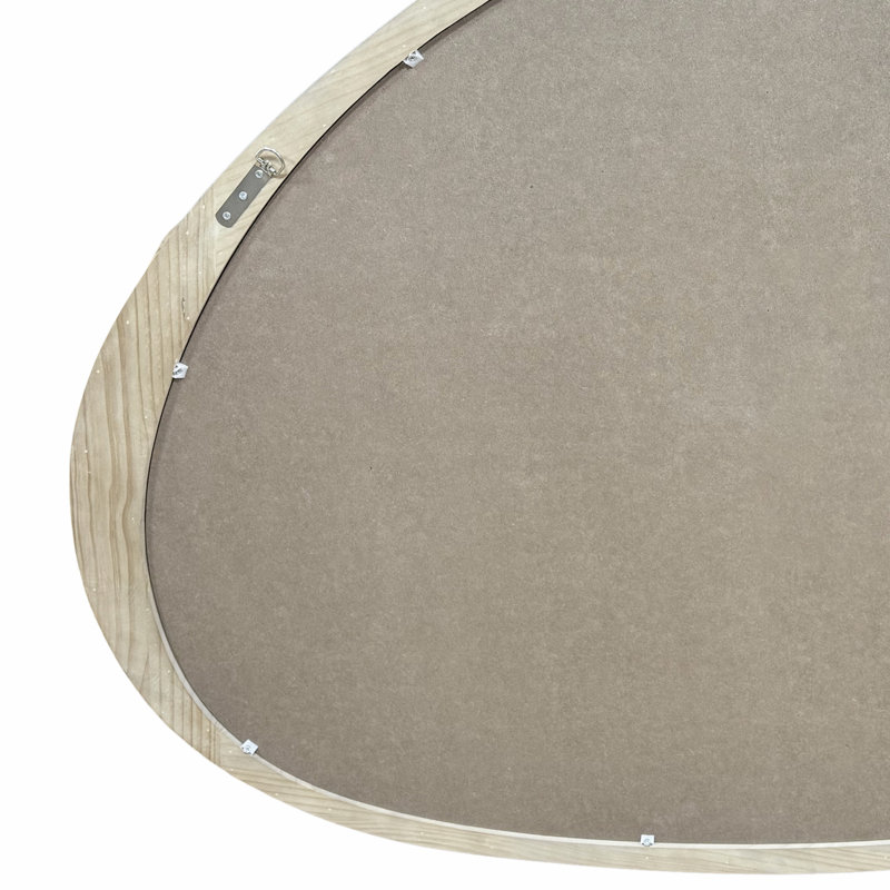 Wooden Framed Mirror, Natural