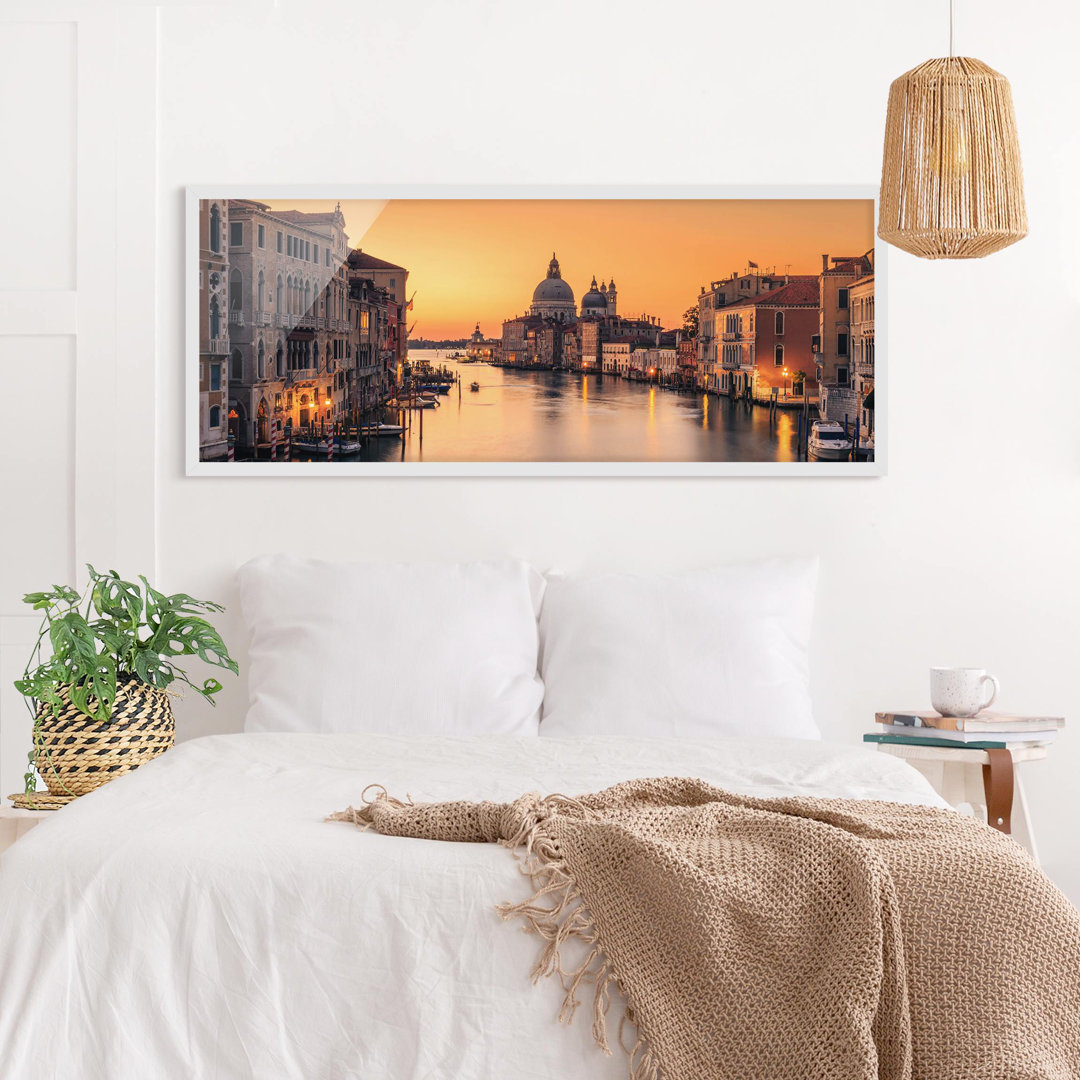 Gerahmtes Poster Golden Venice