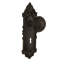 Victorian Plate with Decorative Keyhole and Egg & Dart Door Knob-340368740-335860733
