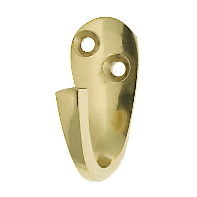 Mexia Brass Wall Wall Hook, Polished Brass