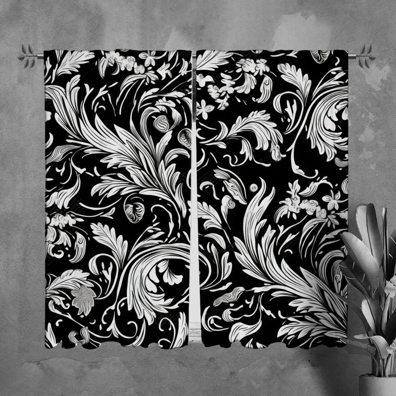 Paire de rideaux obscurcissant en polyester Vickee, L 40 po x L 82 po