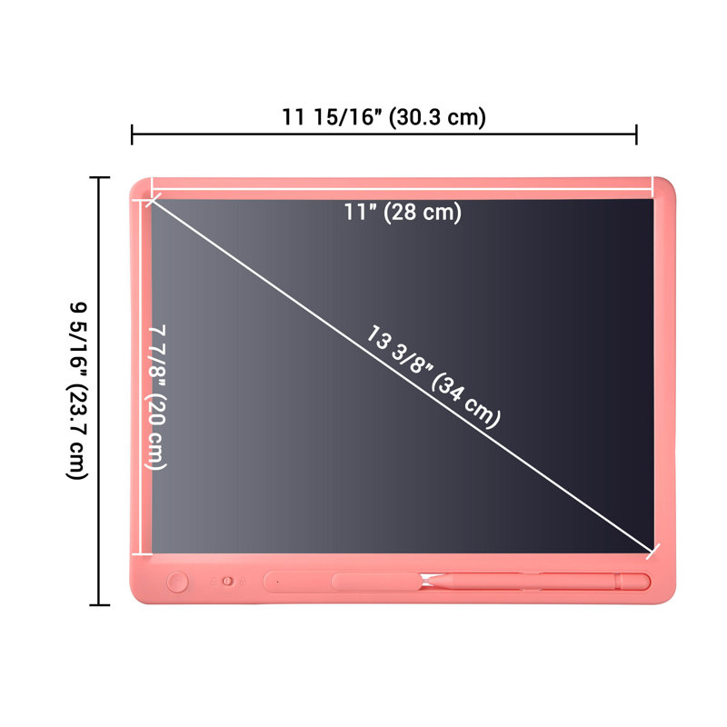 Lap Board Vinyl Mini - Up To 2' Interactive Whiteboard, Pink