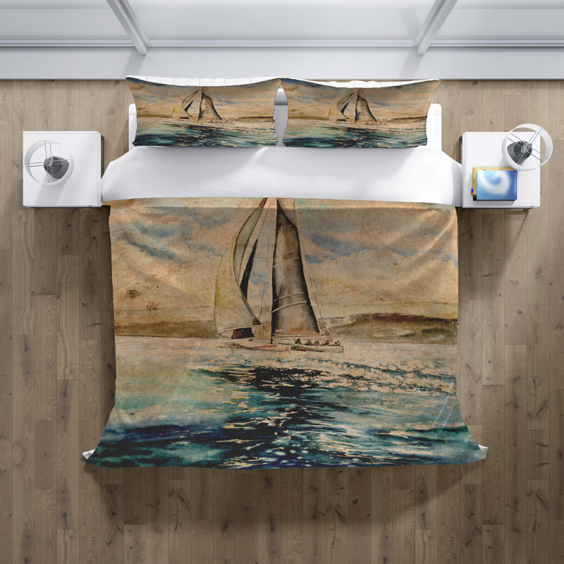 Polyester Nautical Duvet Cover