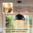 Modern Minimalist Black Walnut Pendant Light