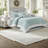 Luxury Aqua Cotton Bedding Sets, Queen Comforter With Elegant Coral Design For Home