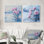 Peonies In The Frost-Covered Field I - Peonies Wall Art - Traditional Wall Art Decor Set 2 Piece