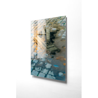 Superbe peinture murale en verre trempé 27,6 po x 39,4 po | 100% verre trempé, épaisseur: 0,16 pouce | Décoration élégante pour le salon ou le bureau, durable et facile à nettoyer, idée de cadeau parfaite