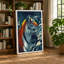 Tiger In Shadow Modern - Print-136793139-136793138