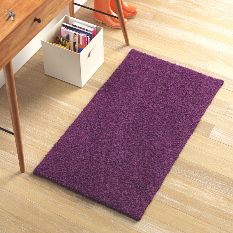 Babice Solid Colour Area Rug, Rectangle 60 x 110cm
