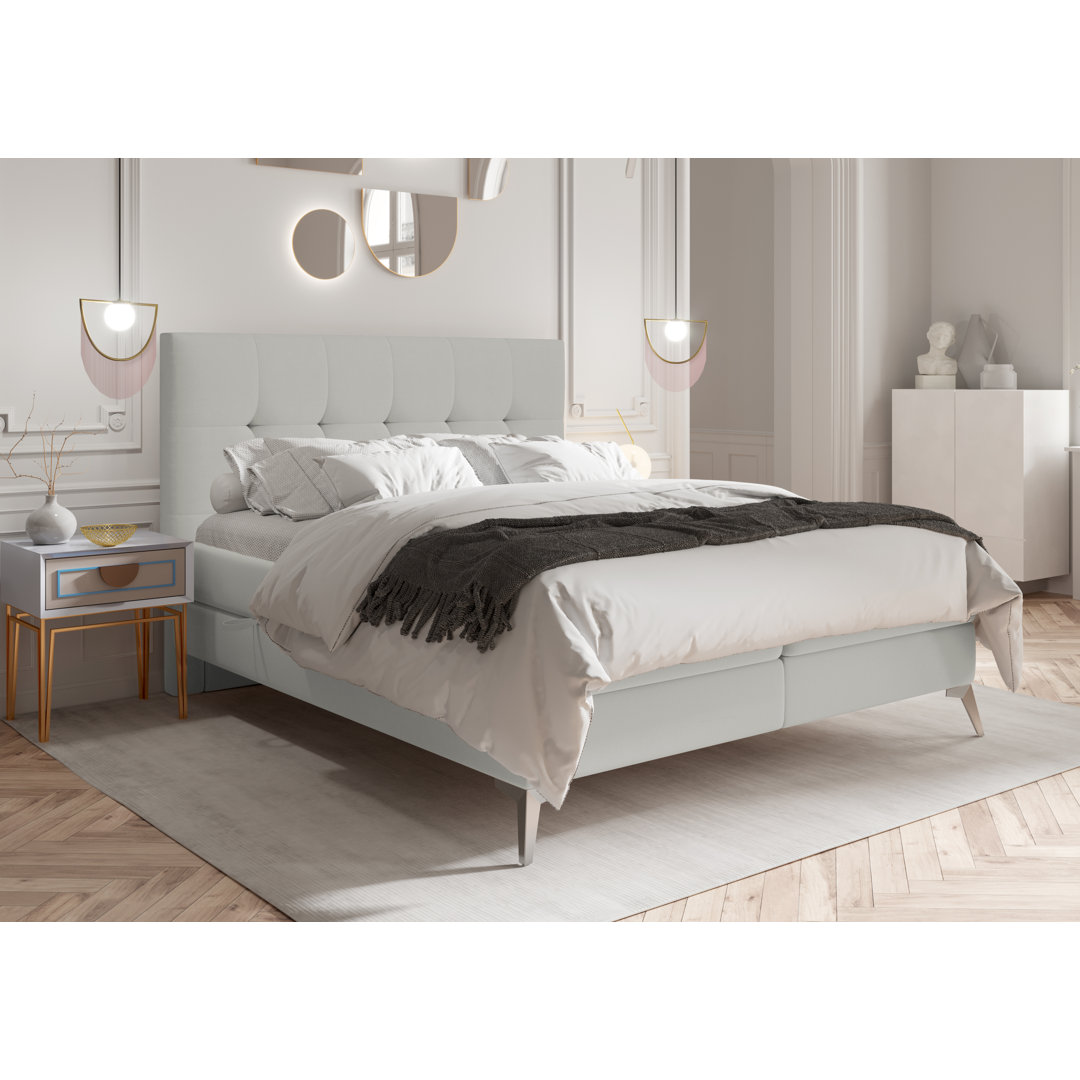 Iredale Boxspringbett mit Topper und Stauraum