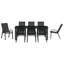 8 - Person Patio Dining Set Rectangular Table-1358392253