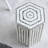 Modern Shell Wood End Table