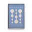 «Blue Retro Bauhaus», affiche sur toile encadrée-863464655-863464645-863464646