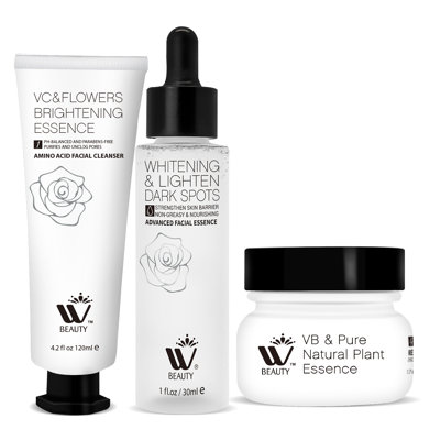 WBM Skincare Kit - Dark Spot Serum, Anti-wrinkle facial serum, Facial Cleanser