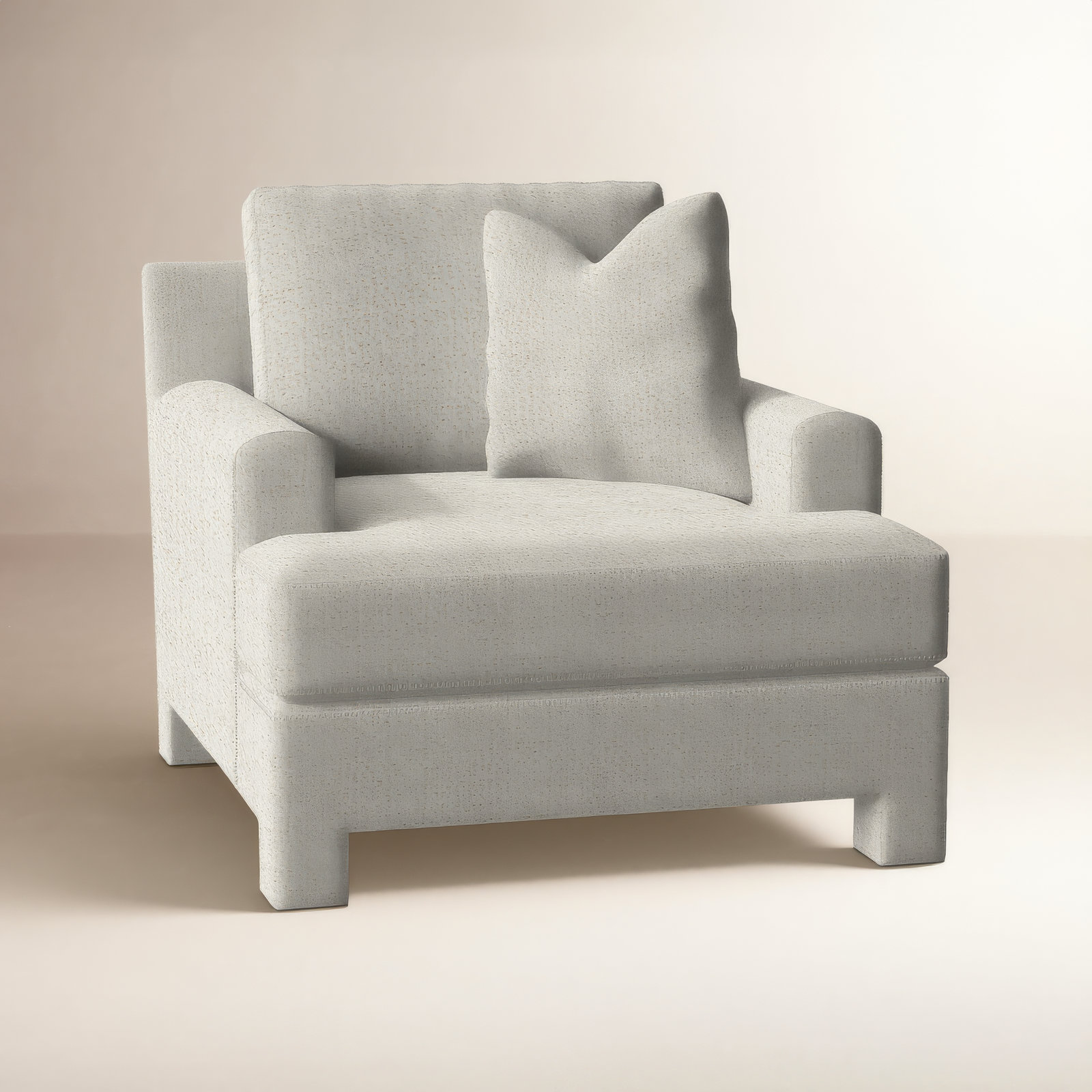 Mily Upholstered Armchair, Dorado Snow Crypton® Chenille 5558-000